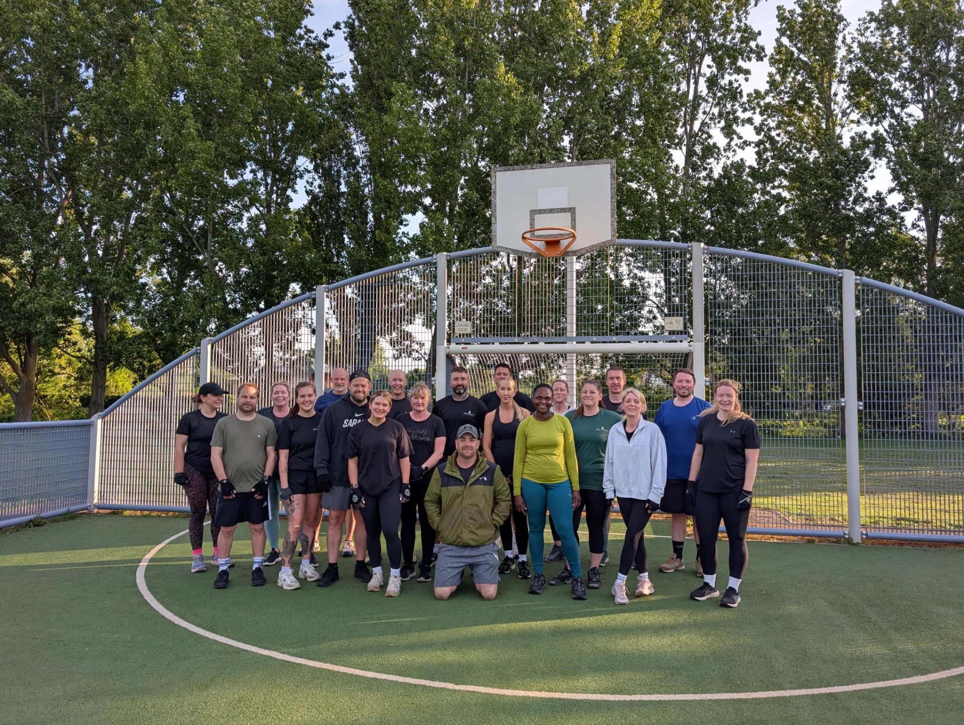 Instinct bootcamp crew after an evening session in Aylesbury